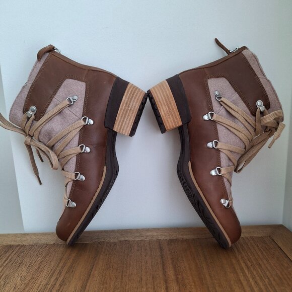 Merrell | Shiloh II Warm Leather Boots (Camel) | Women's US 10.5 - Picture 2 of 11